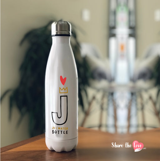 Personalized Insulated Water Bottle - Initials