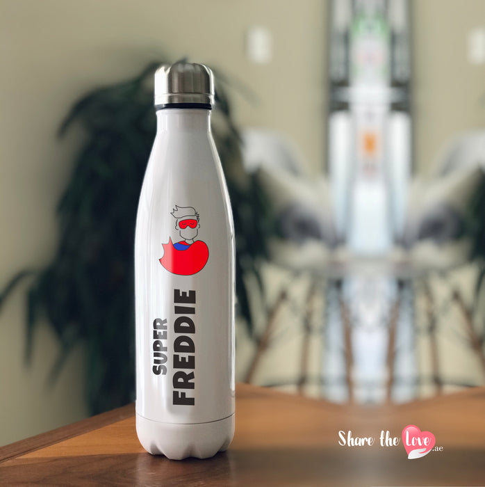 Personalized Insulated Water Bottle - Super Person