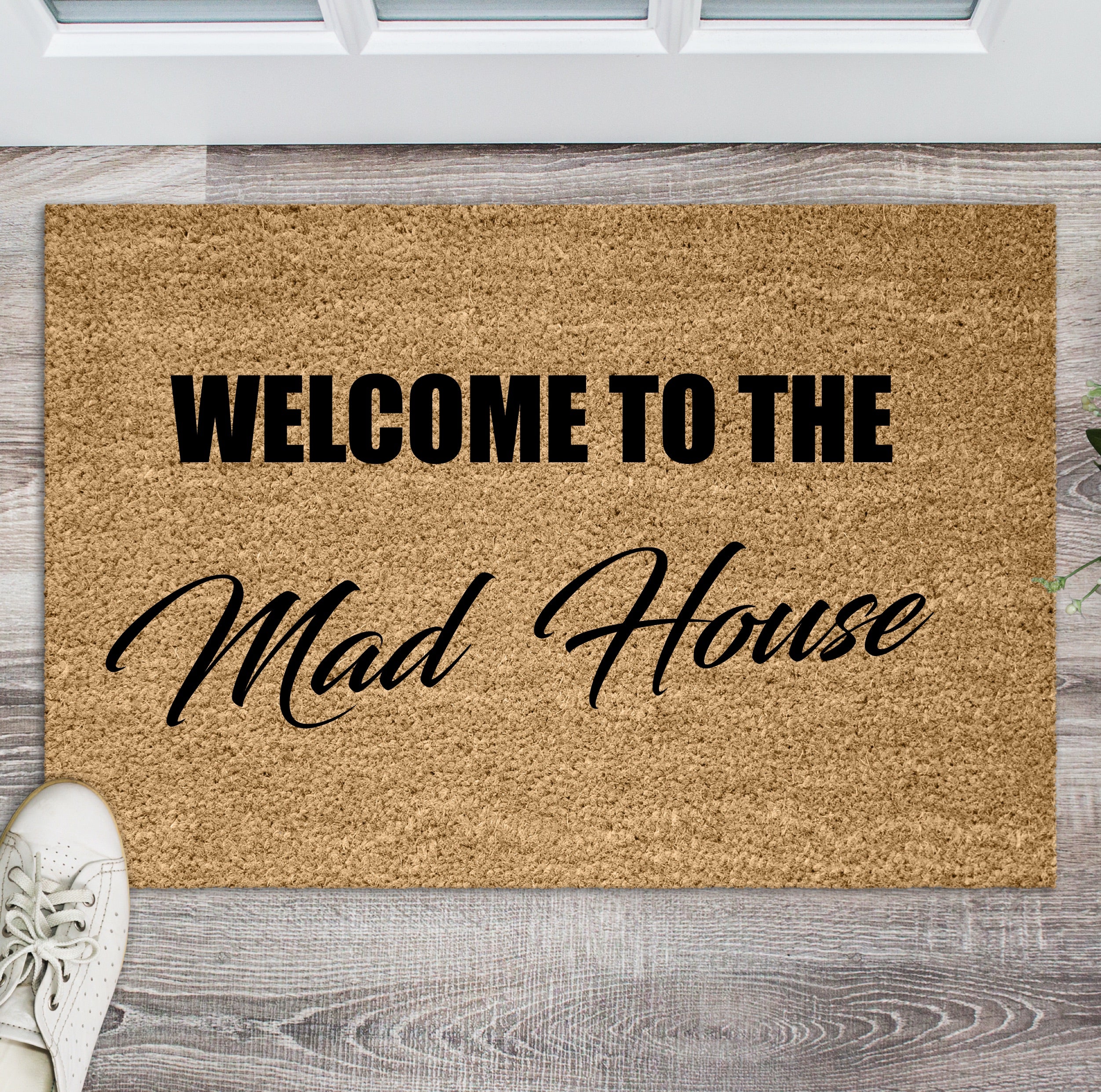 Welcome to Mad House Doormat