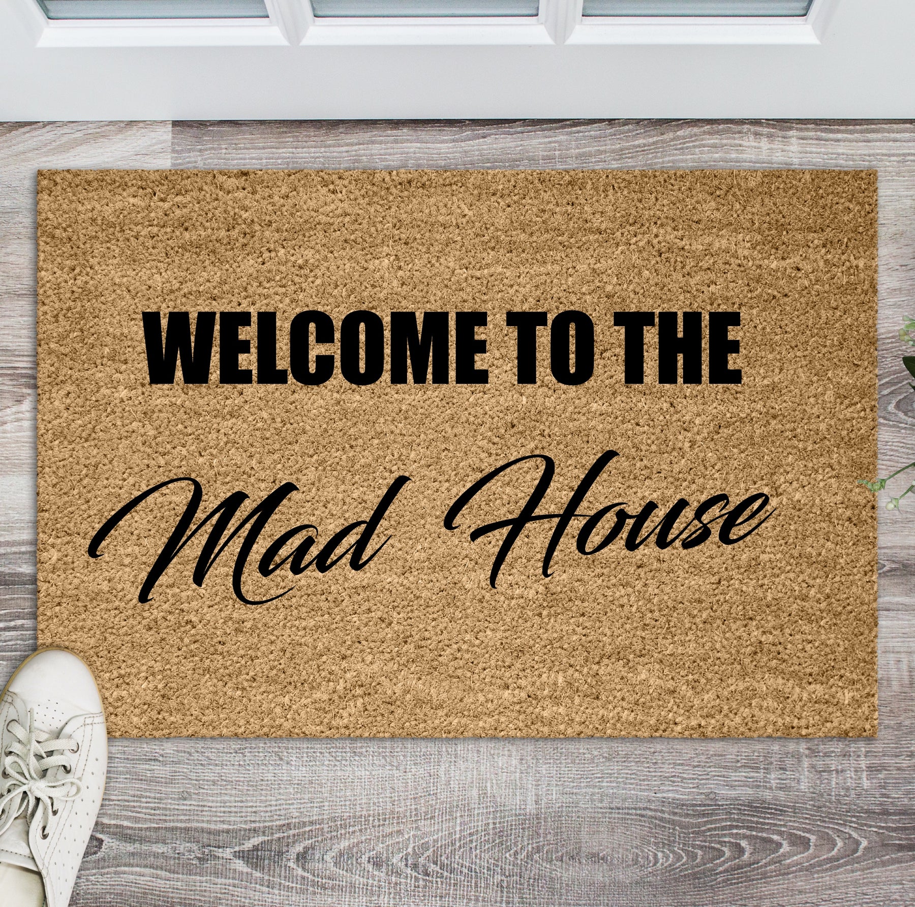 Welcome to Mad House Doormat
