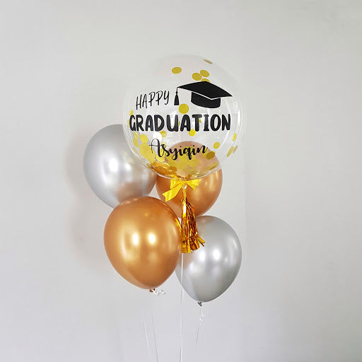 Congratulations Bubble - Personalised Balloon Bouquet