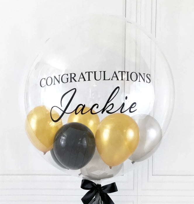 Congratulations Bubble Personalised Balloon
