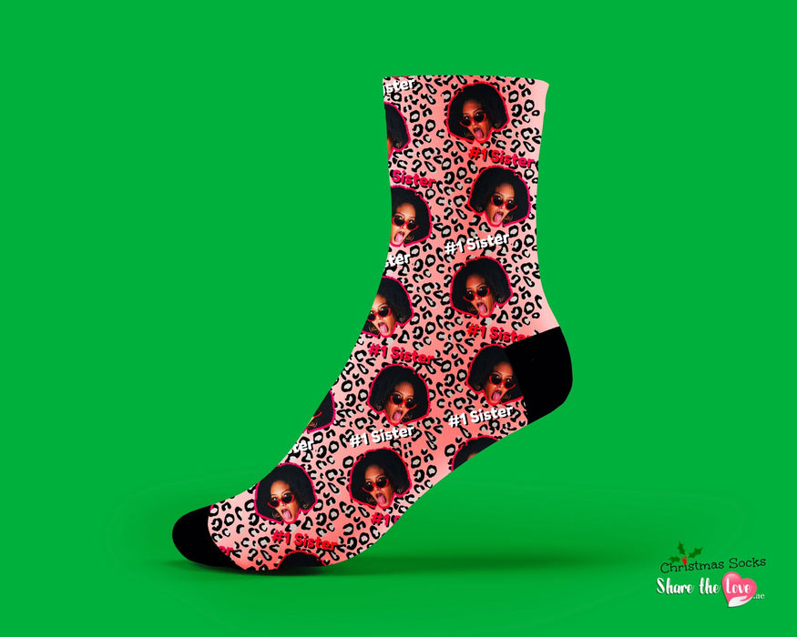 #1 Sister Personalised Socks