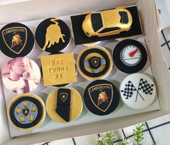 Lamborghini Cupcakes