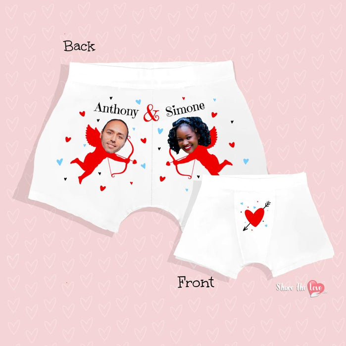 Mens valentine boxer sales shorts