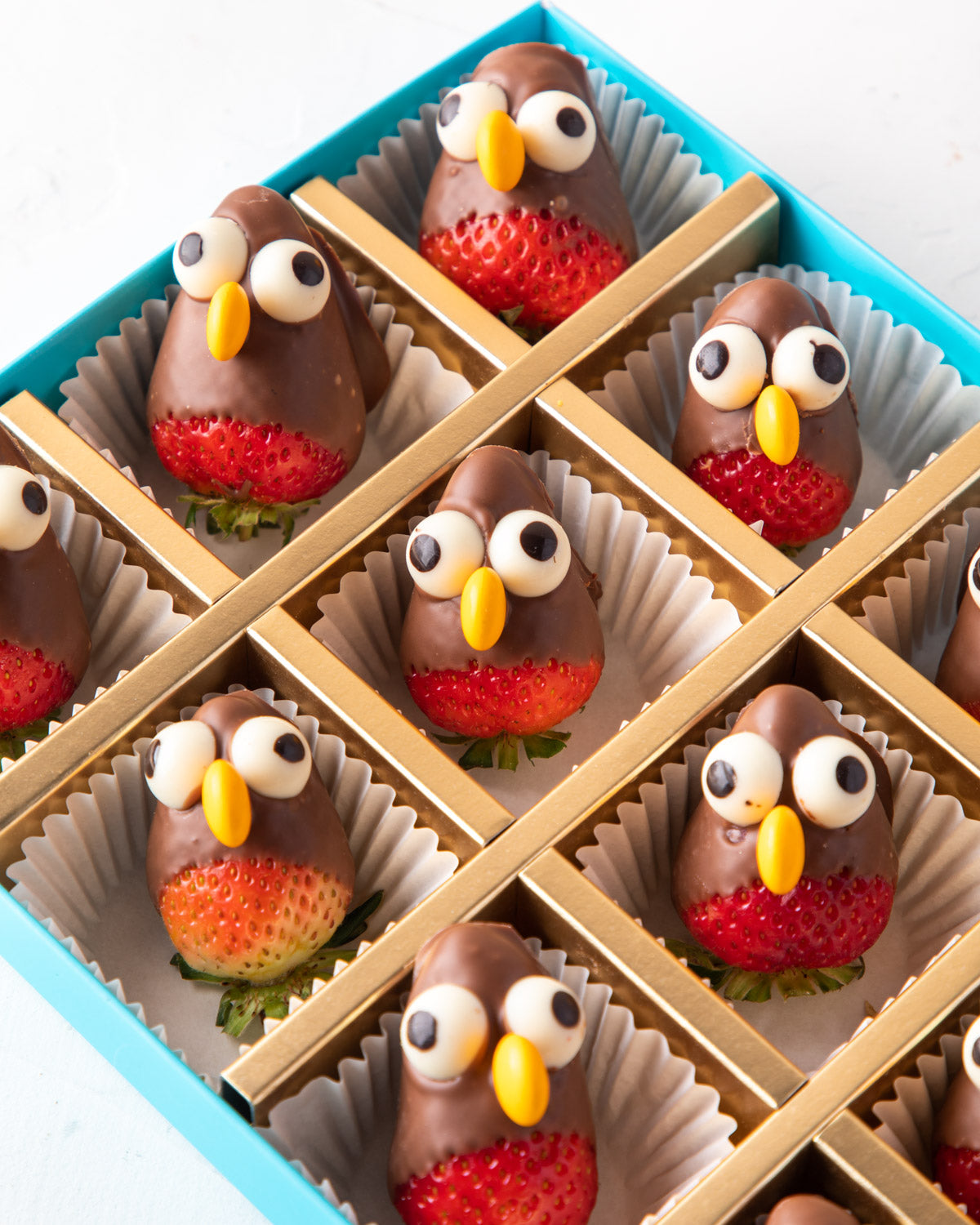 Chocolate Strawberry Penguins