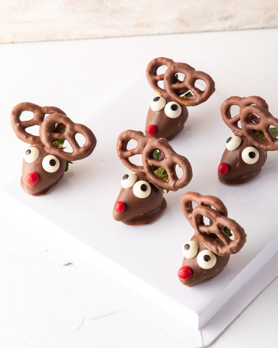 Chocolate Strawberry Reindeer