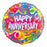18" Confetti Happy Anniversary