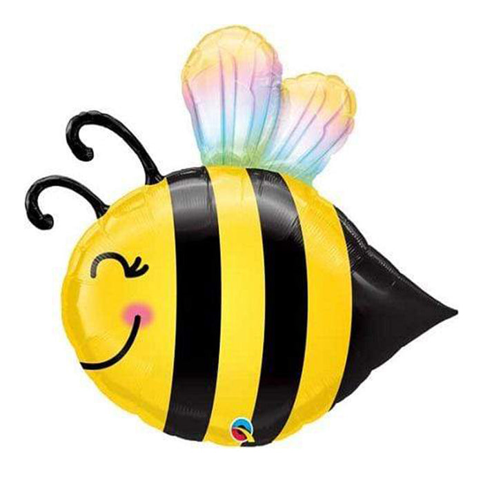 Supersized 38" Happy Bee Helium Balloon