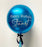 Blue Orbs Personalised Balloon