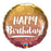 Ombre Bronze Happy Birthday Helium Balloon