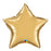 20" Foil Metallic Gold Star