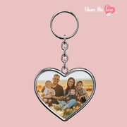 Personalized Metal Keychain Heart
