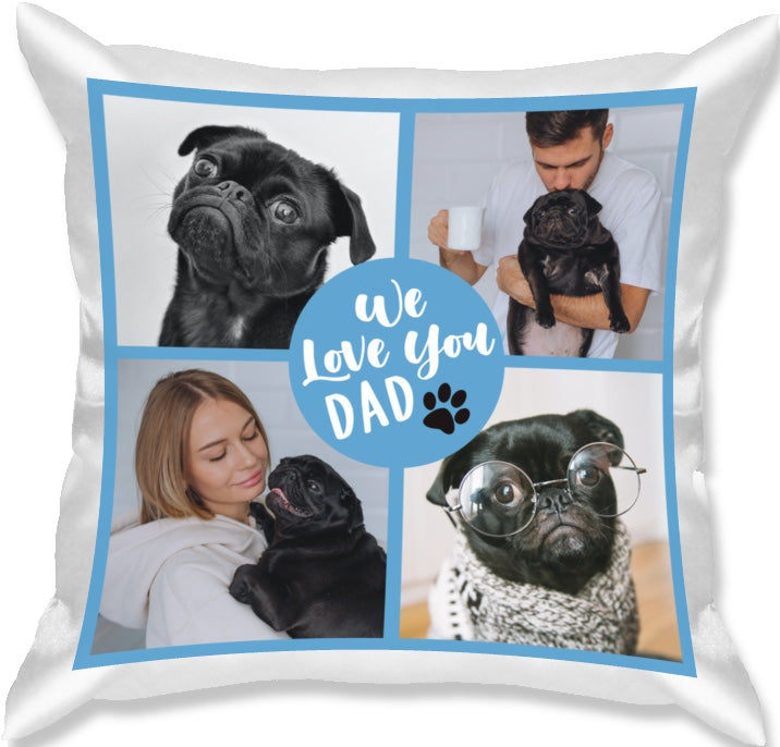 We Love You Dad Personalised Cushion