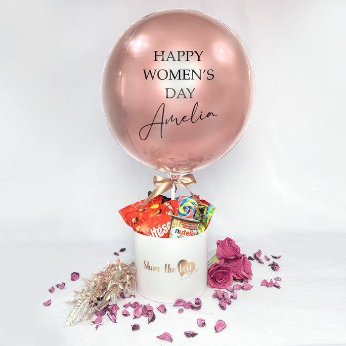 Womens Day Personalised Bubble Balloon Combo