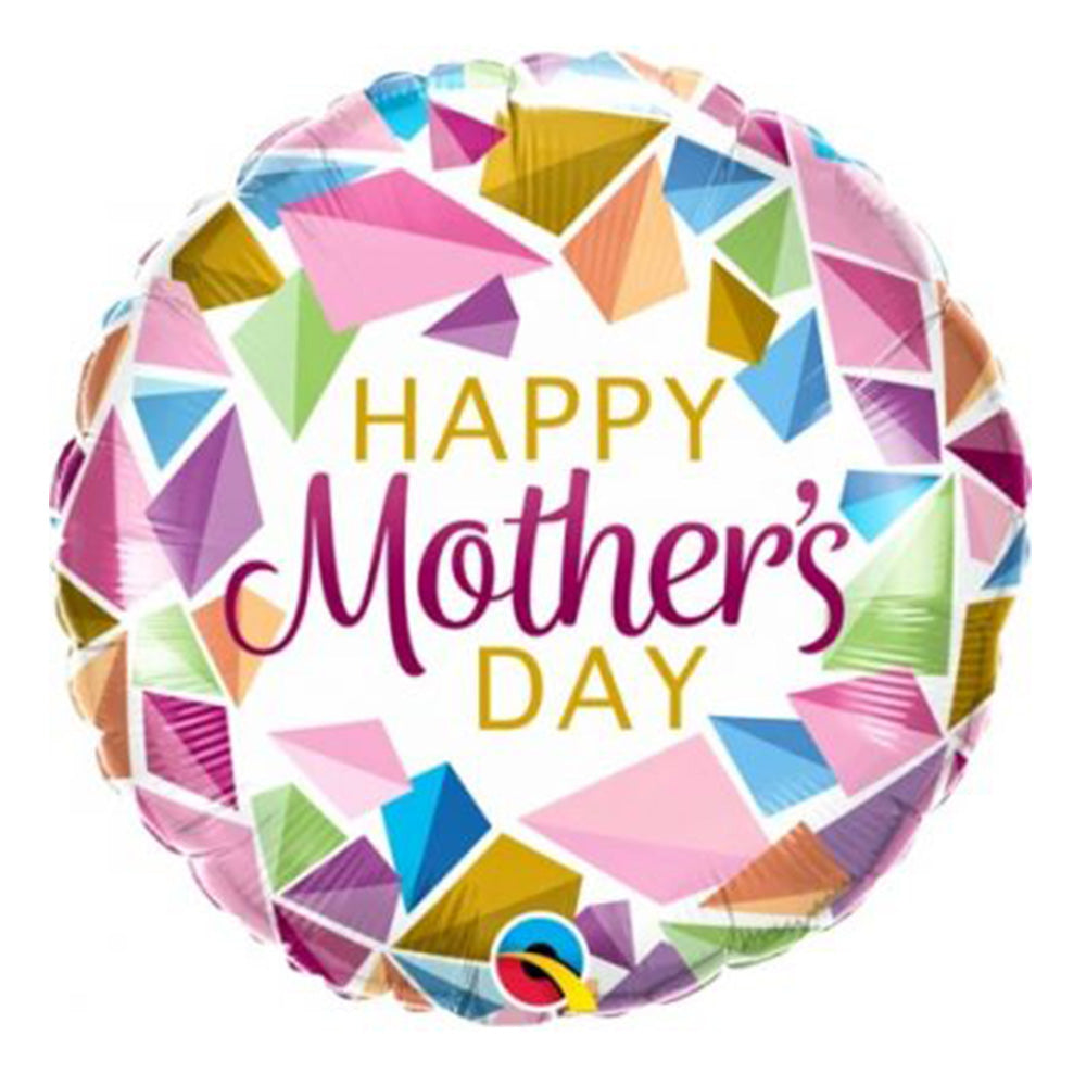 18" Diamond Happy Mother's Day Helium Balloon