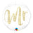 18" Mr. & Mrs.  Gold Glittery