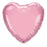 18" Foil Pearl Pink Heart