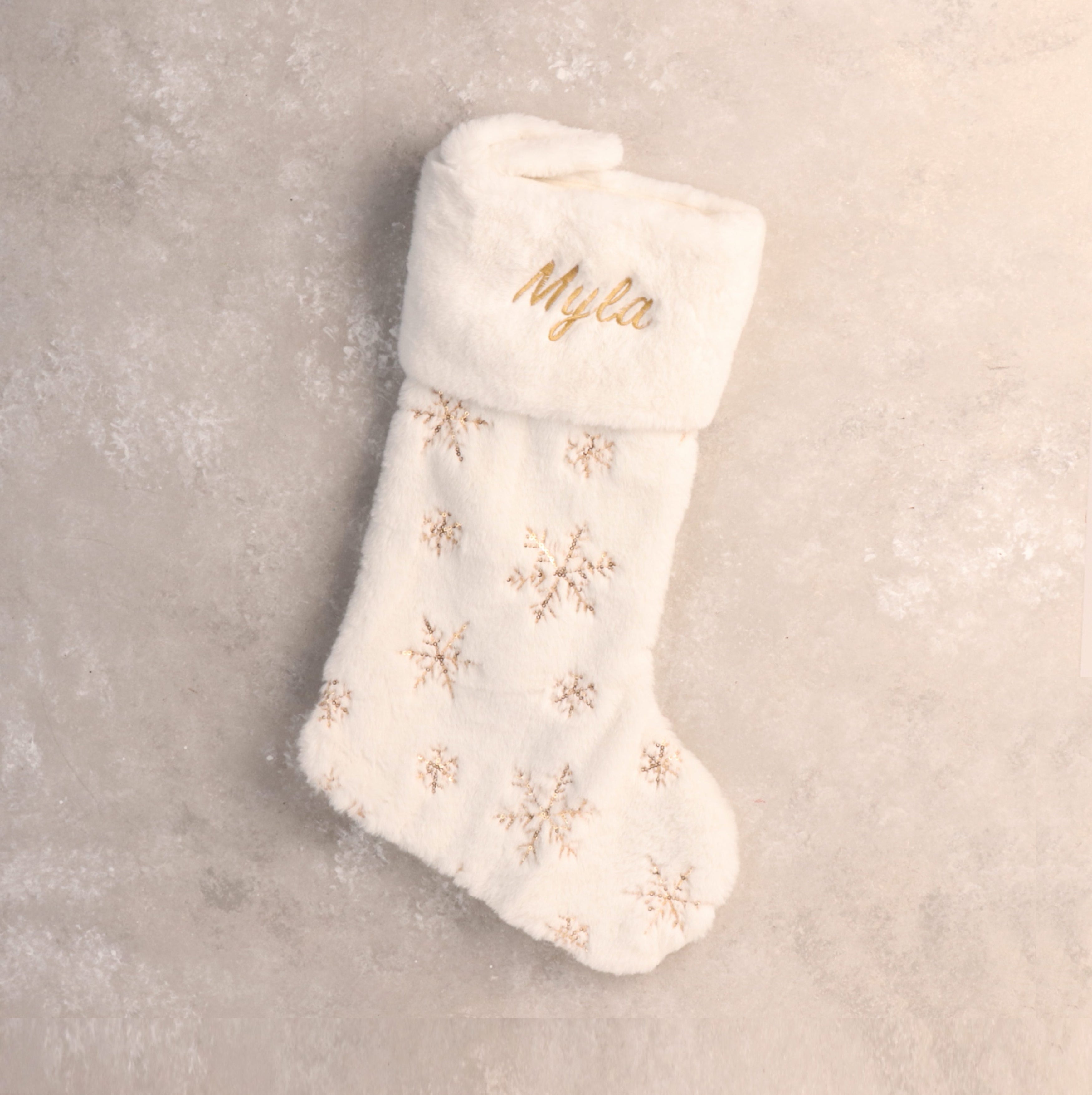 Elegant Personalised Christmas Stocking - Large