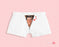 "Zipper" Personalised Ladies Underwear Shorts